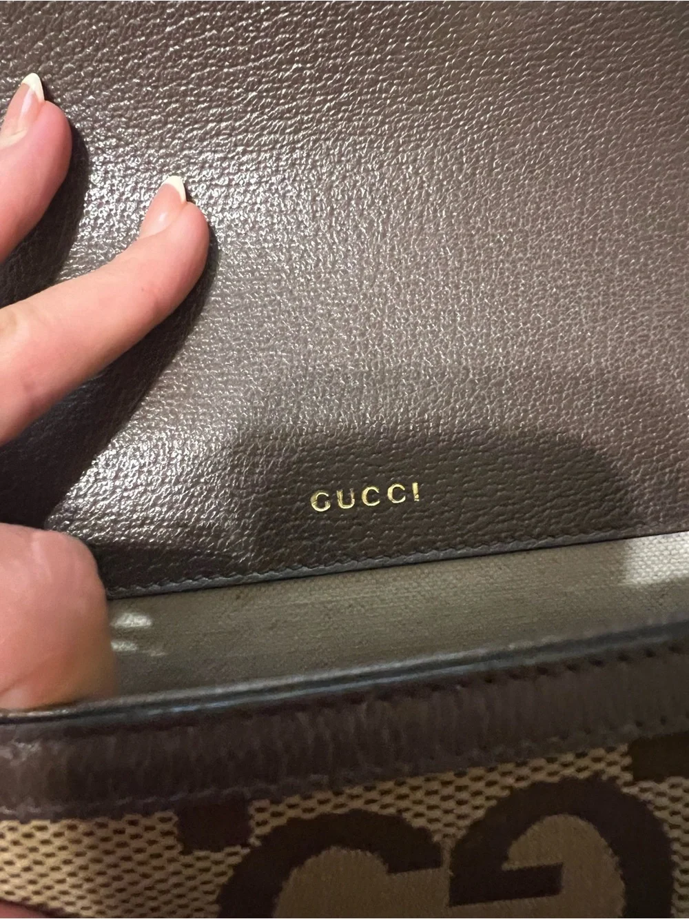 Gucci Monogram Jumbo GG Horsebit 1955 Crossbody Bag - Picture 12 of 16